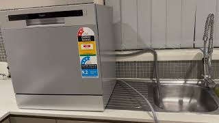 How to install a bench top dishwasher easy and clear video rental friendly dishwasher [upl. by Osy]