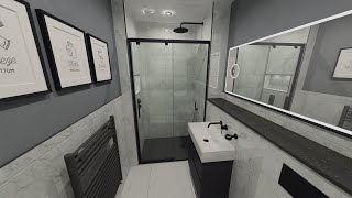 ArtiCAD  Realtime full ensuite design featuring sketchup models and editing  Version 23 B11  002 [upl. by Enyal767]