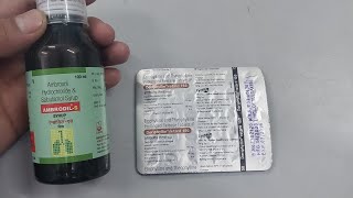 Ambrodil S syrup and Deriphyllin retard 150 mg Tablet for cough  use in hindi [upl. by Yerrok]