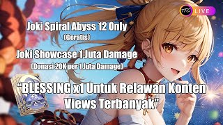 🔴LIVE JOKI SPIRAL GINI AMAT Genshin Impact Indonesia [upl. by Aklim57]