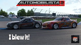 Automobilista 2  Mazda MX5  Indianapolis DLC [upl. by Anerual]