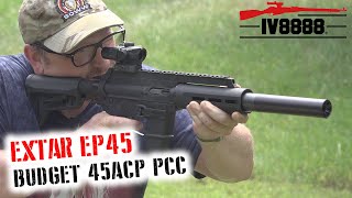 Extar EP45 Budget 45 ACP POWERHOUSE [upl. by Ecile]