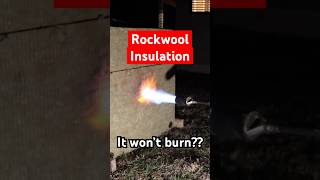 Rockwool Insulation vs FIRE [upl. by Ansela348]