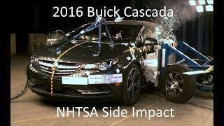 20162019 Buick Cascada NHTSA Side Impact [upl. by Prendergast426]