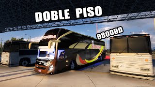 BUS DOBLE PISO de TUFESA Ejecutivo Volvo 9800 DD Ruta Mexico American Truck Simulator [upl. by Brittain847]