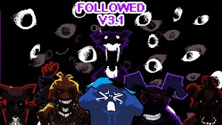 FOLLOWED V31 NEW SPRITES Vs Ourple Guy V31 HOTFIX UPDATE [upl. by Esidnak]