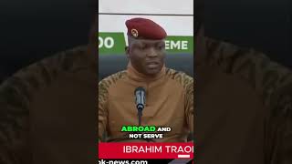 Ibrahim Traoré sets out to reduce brain drain and to preserve the best for his country [upl. by Kcirdorb]