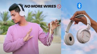 How to make wireless headphones  Homemade wireless bluetooth earphones  diy homemade [upl. by Gunthar]