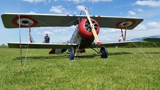 Nieuport 17 Scale 13  Balsa USA  Fonfon RC Team  Escadrille Lafayette [upl. by Ashwell]