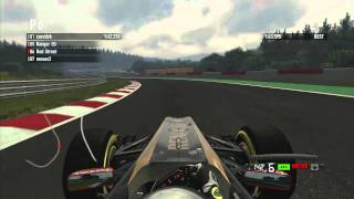 Codemasters F1 2011  Spa Qualifying [upl. by Nic]