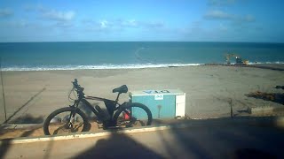 FINAL DE TARDE A ENGORDA DA PRAIA DE PONTA NEGRA  COM O CALÇADÃO A NOITE [upl. by Iggie]