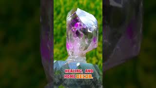 69 Raw Amethyst Scepter Point Transformed into a Polished Gem Faceted by Michael Moriarty Catch It [upl. by Ciapha]