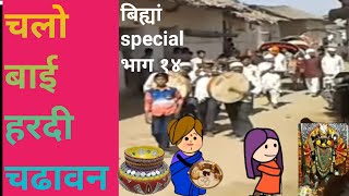 निवतनी अना हरदी Haldi 🤗  POWARI COMEDY Powari Tadka  Powari cartoon video Powari Utkarsh [upl. by Id]