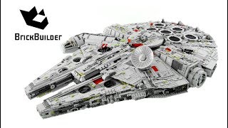 LEGO STAR WARS 75192 Millennium Falcon  Speed Build for Collecrors  Biggest Lego Set Ever [upl. by Acenahs333]