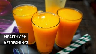 How To Make Healthy Mango Juice Quickly  Easiest Mango Juice Recipe  Cool Mango Drink [upl. by Cone]