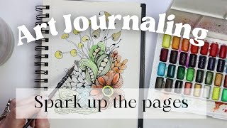 Tips to Breathe Life into Your Art Journal Art journal ideas [upl. by Nyasuh533]