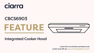 CIARRA 60cm Integrated Cooker Hood  CBCS6903 [upl. by Thetos]