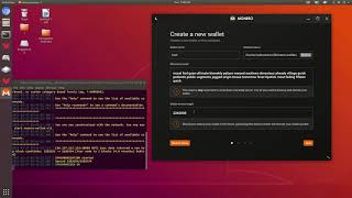 Linux Monero GUI Wallet With Full Node Tutorial [upl. by Hserus]