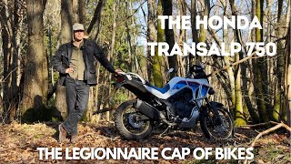 The Honda Transalp 750  The Legionnaire Hat of Motorcycles [upl. by Llenoj393]