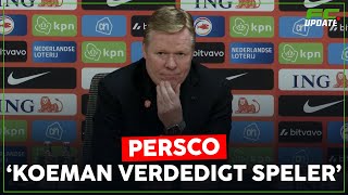 Koeman verdedigt speler Dat ventje wil heel graag maar moet daarin stappen maken FCUpdate [upl. by Notsirhc]