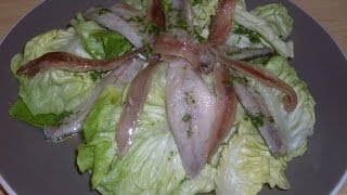 Comment faire une salade aux sardines marinées facilement RECETTE FACILE [upl. by Erna]