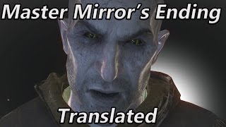 The Witcher 3  Hearts of Stone  Translated Ending  What Master Mirror said Gaunter ODimm [upl. by Asirb]