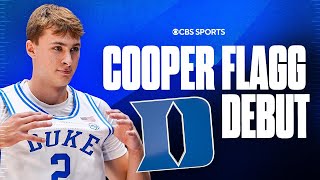 Cooper Flagg set to make Duke DEBUT tonight Baylor vs Gonzaga and MORE [upl. by Tabor]