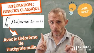 Exercice avec le théorème de lintégrale nulle sup [upl. by Hsekar672]