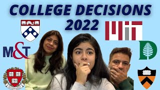 Dreams do come true  College Decision Reaction 2022 ft ivies scholarships [upl. by Ilime]