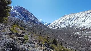 Asi se luce la primavera 2024 en la patagonia argentina hiking mountains nature Cañadon FRIO [upl. by Pepillo]