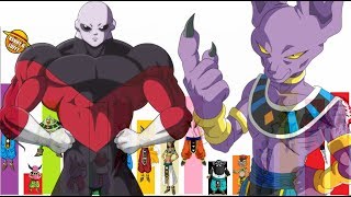 NIVELES DE PODER DE JIREN VS BILLS Y LOS DIOSES DE LA DESTRUCCIÓN  QUE DIOSES SON SUPERADOS [upl. by Mignon22]