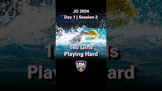 JO’s Day 1 Session 2  Girls Water Polo usawp sports trending [upl. by Casimir114]