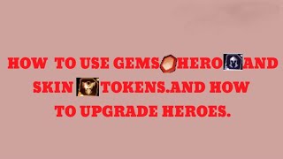 How to use goldtokens and how to upgrade heroesARENA OF VALOR [upl. by Tinya922]