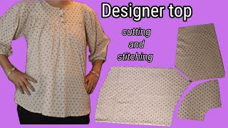 Designer girls top cutting and stitching । reglan sleeves top [upl. by Magill531]