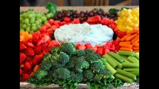 How to Make a Fruit and Veggie Tray [upl. by Peacock]