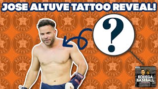 Houston Astros Jose Altuve Chest Tattoo Revealed [upl. by Bennion]