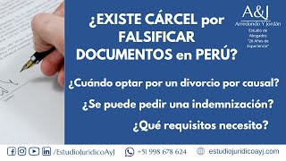 📝FALSIFICACIÓN de DOCUMENTOS en el PERÚ ¿En qué CASOS es DENUNCIABLE [upl. by Nirrol]