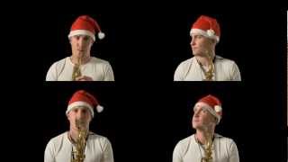 Carol of the Bells  4 Part Saxophone Cover SAAT [upl. by Luap50]