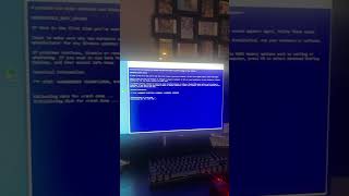 Windows 7 blue screen [upl. by Dronski]