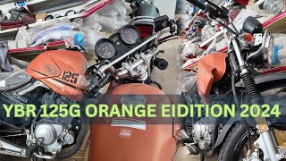 Yamaha Ybr 125G Bike New Model 2024 Orange Edition [upl. by Colan]