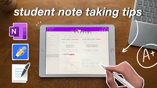 How I take notes on my iPad for college using OneNote 2020 [upl. by Leirbag]