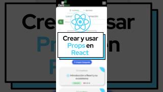 React crear y usar props con JavaScript y TypeScript en Reactjs [upl. by Reaht]