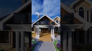 5 Bedroom Bungalow with attic bedroom architecture animation realestate [upl. by Shuma306]