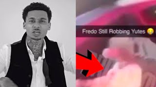 Fredo Raps About Robbing King Pin Dubai [upl. by Rebmak]