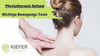 Der Physiotherapie Befund  Die wichtigsten BewegungsTests [upl. by Atilef681]