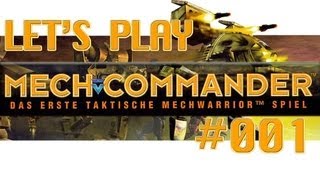 Lets Retro Mech Commander 1 001 Deutsch HD  Intro [upl. by Dennard79]