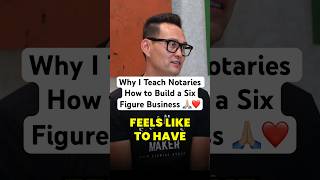 Why I Teach Notaries How to Build a Six Figure Business 🙏🏼 notary loansigningsystem sidehustle [upl. by Hoyt]