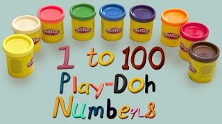 Numbers Song  Learn Numbers 1 to 100  Play Doh Numbers [upl. by Adav]