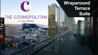 Cosmopolitan Las Vegas Wraparound Terrace Suite Fountain View Review [upl. by Keith]