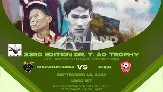 23RD EDITION DR T AO TROPHY  CHUMOUKEDIMA VS PHEK  LOYEM MEMORIAL ASTRO TURF TUENSANG [upl. by Maccarone]